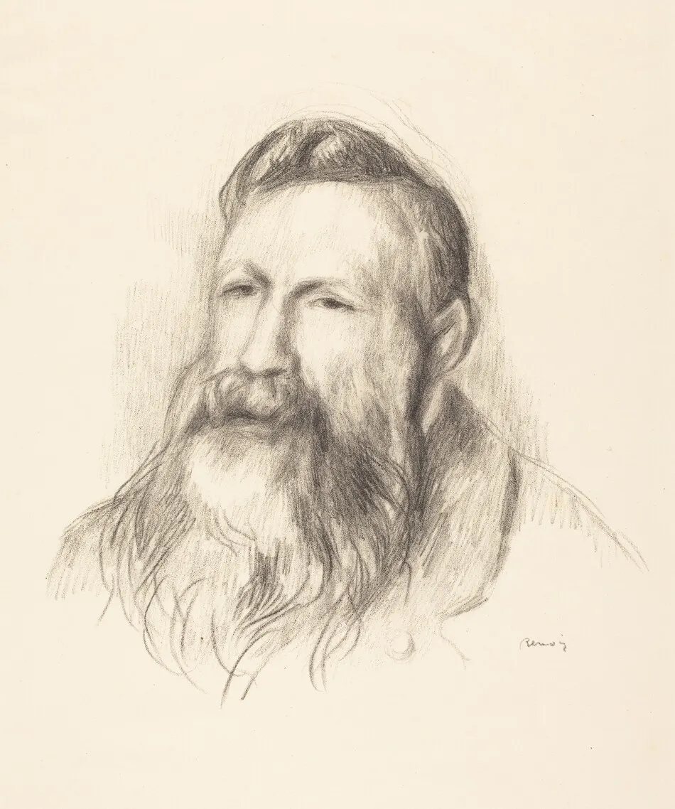 Auguste Rodin by Auguste Renoir