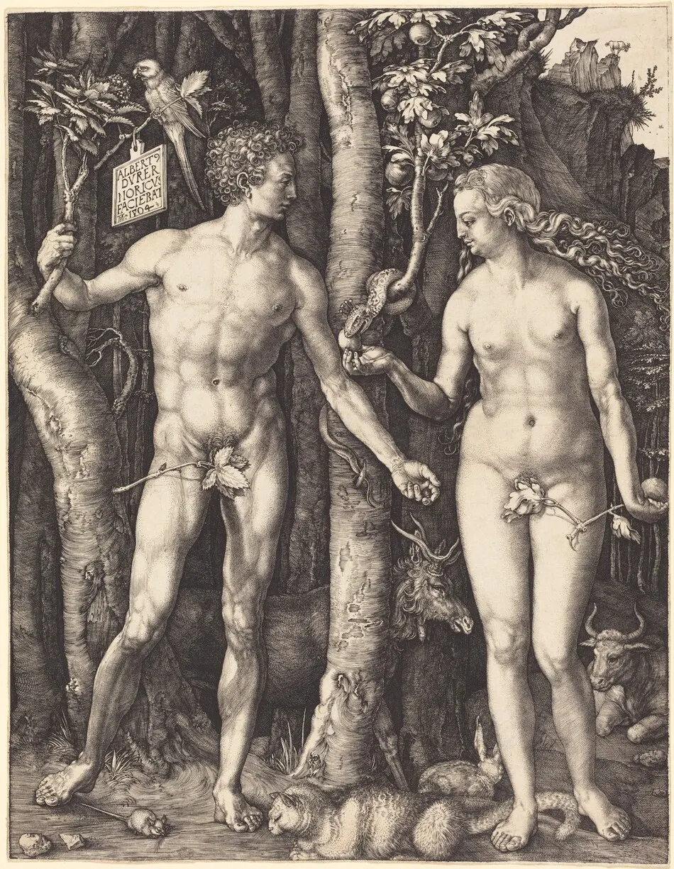 Adam and Eve by Albrecht Dürer