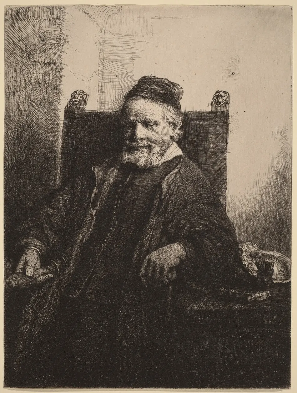 Jan Lutma by Rembrandt van Rijn