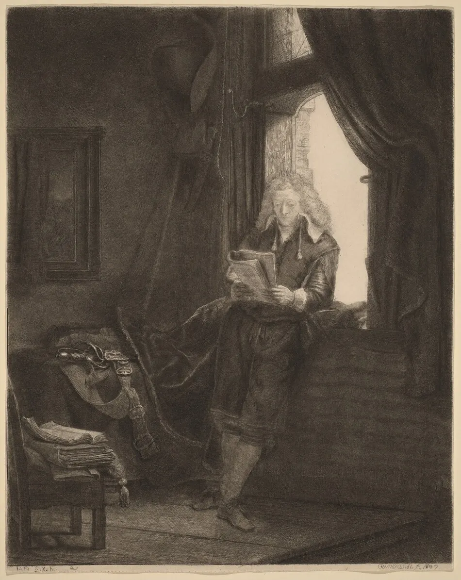 Jan Six by Rembrandt van Rijn
