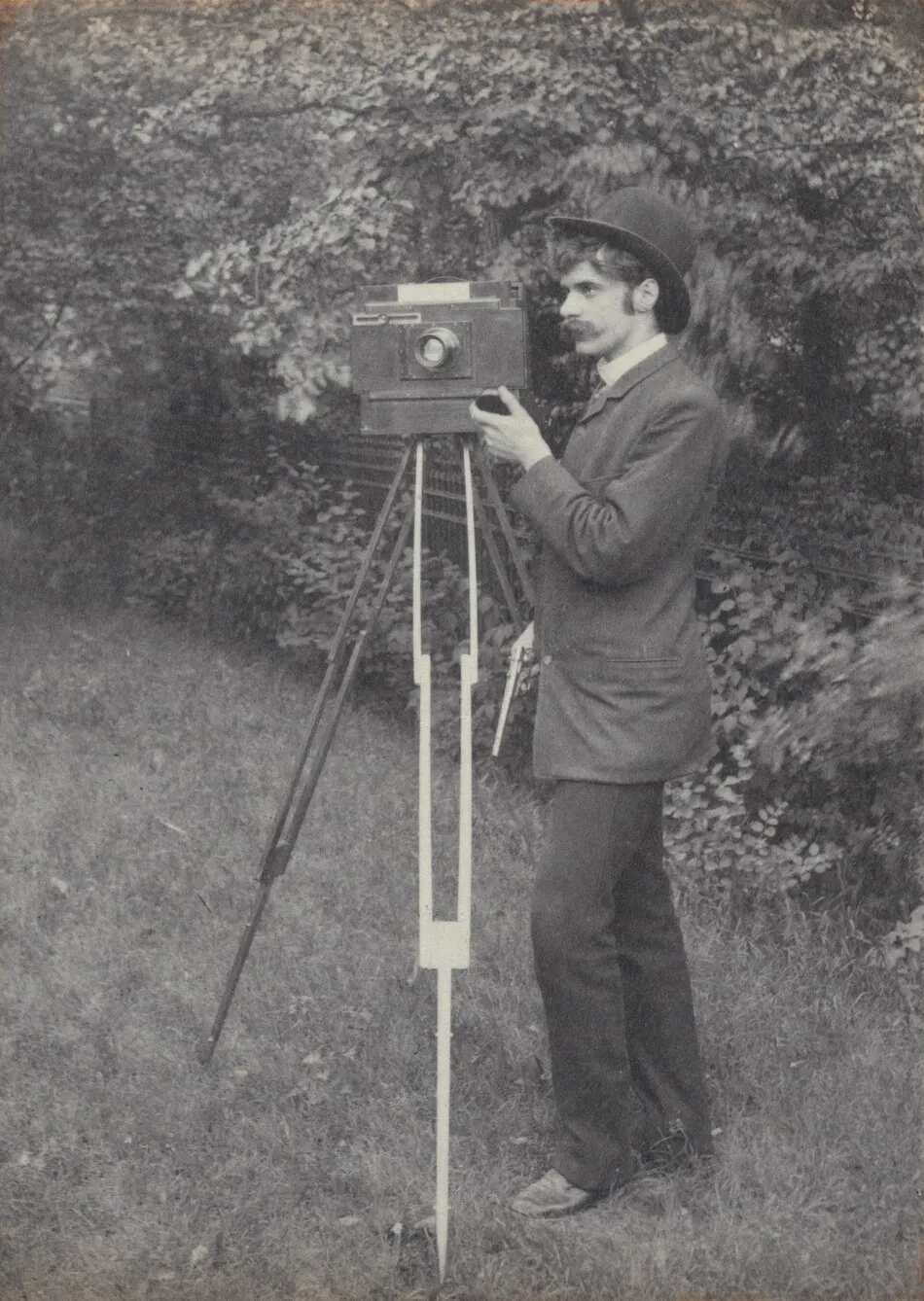 Self-Portrait, Freienwalde a. O. by Alfred Stieglitz