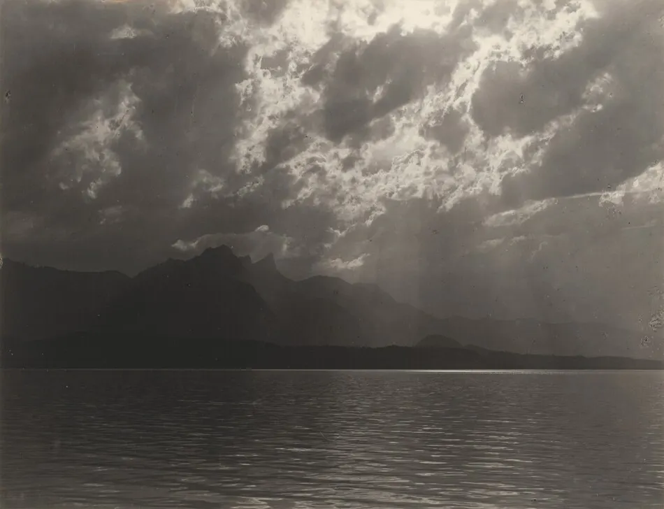 On Lake Thun, Switzerland by Alfred Stieglitz