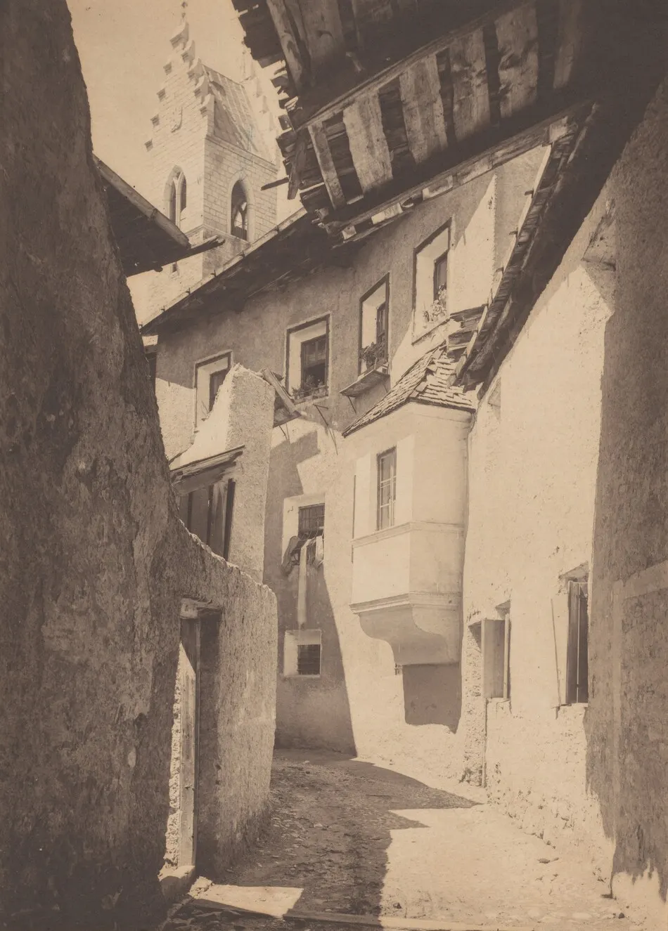 A Street in Sterzing, The Tyrol by Alfred Stieglitz