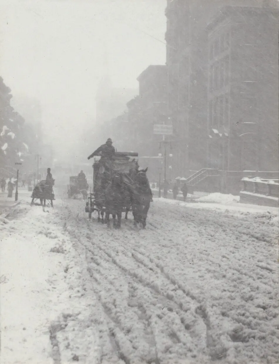 Winter on Fifth Avenue by Alfred Stieglitz