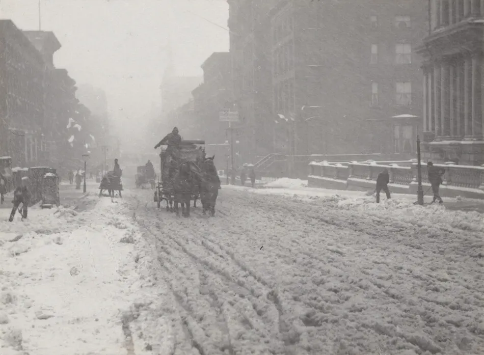 Winter on Fifth Avenue by Alfred Stieglitz