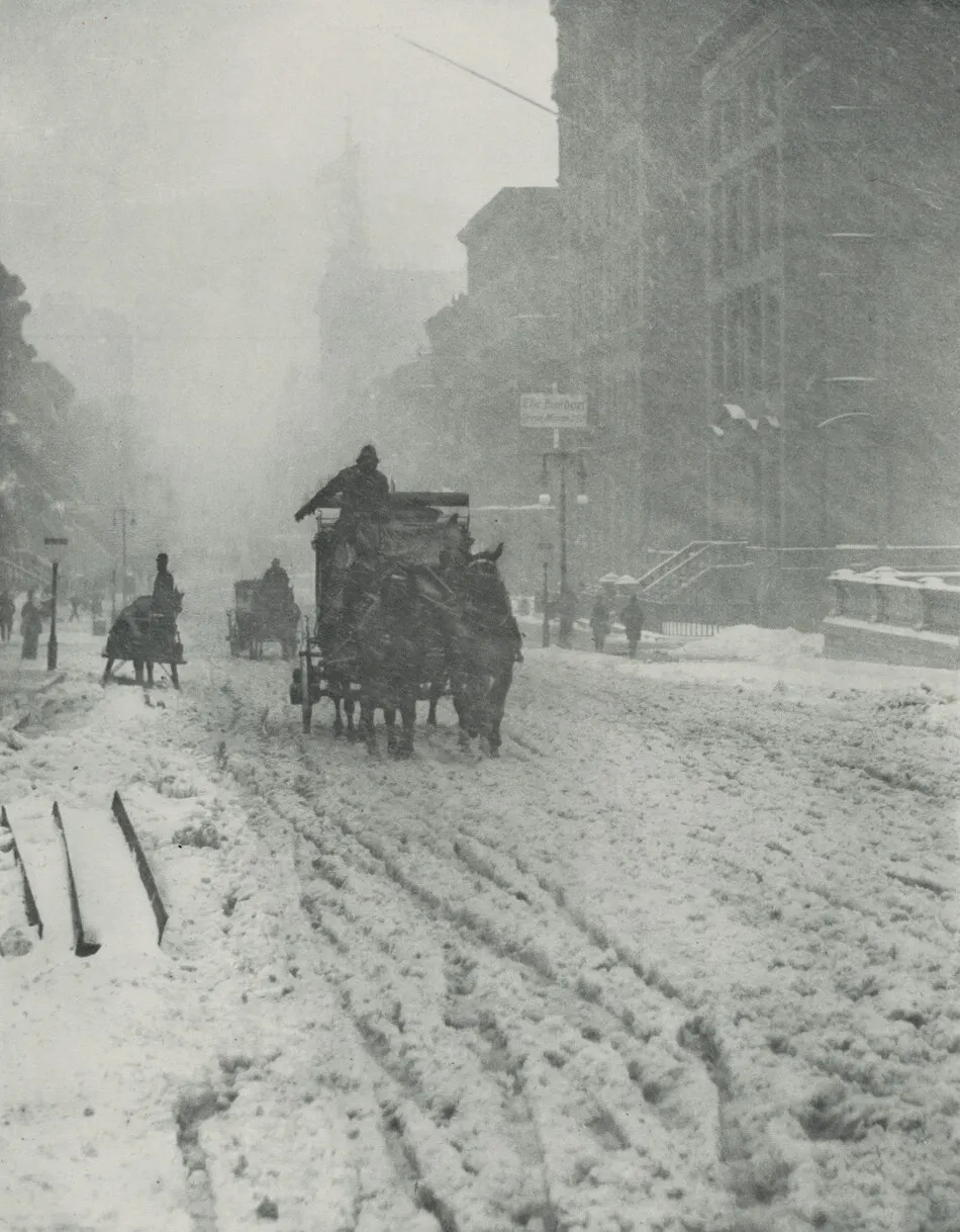 Winter, Fifth Avenue by Alfred Stieglitz