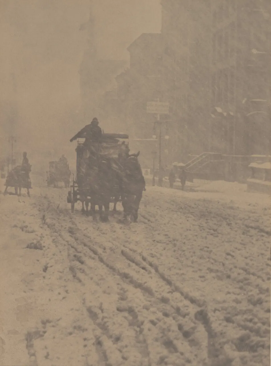 Winter—Fifth Avenue by Alfred Stieglitz