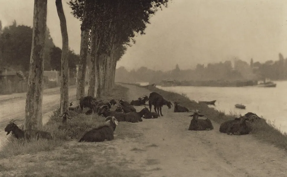 On the Seine—Near Paris by Alfred Stieglitz
