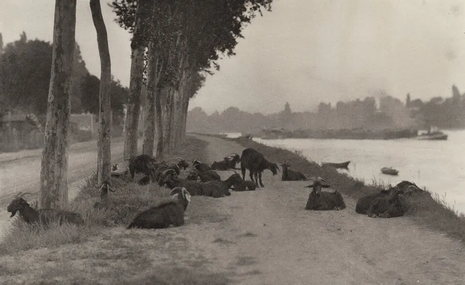 On the Seine—Near Paris by Alfred Stieglitz