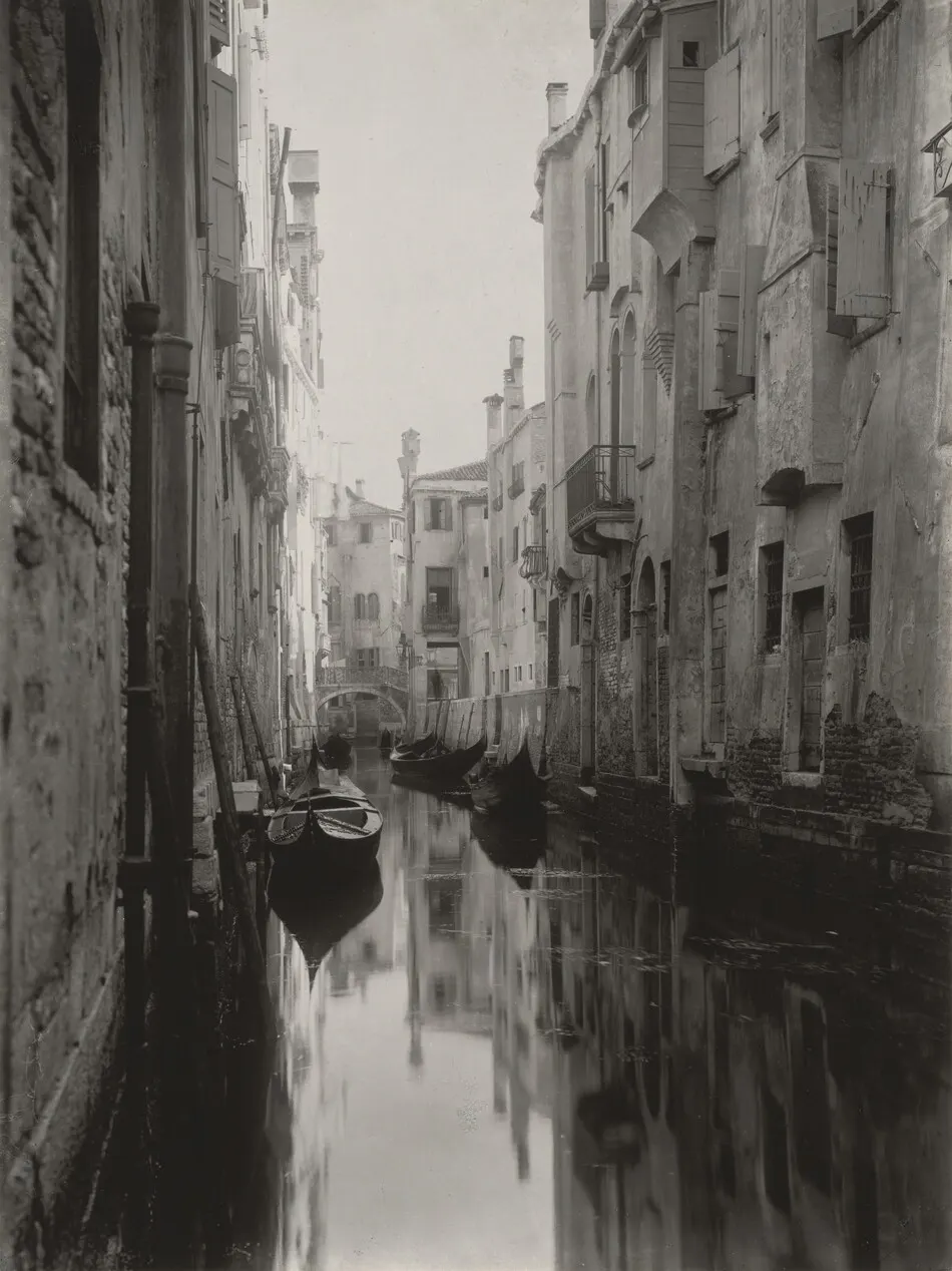 Venetian Canal by Alfred Stieglitz