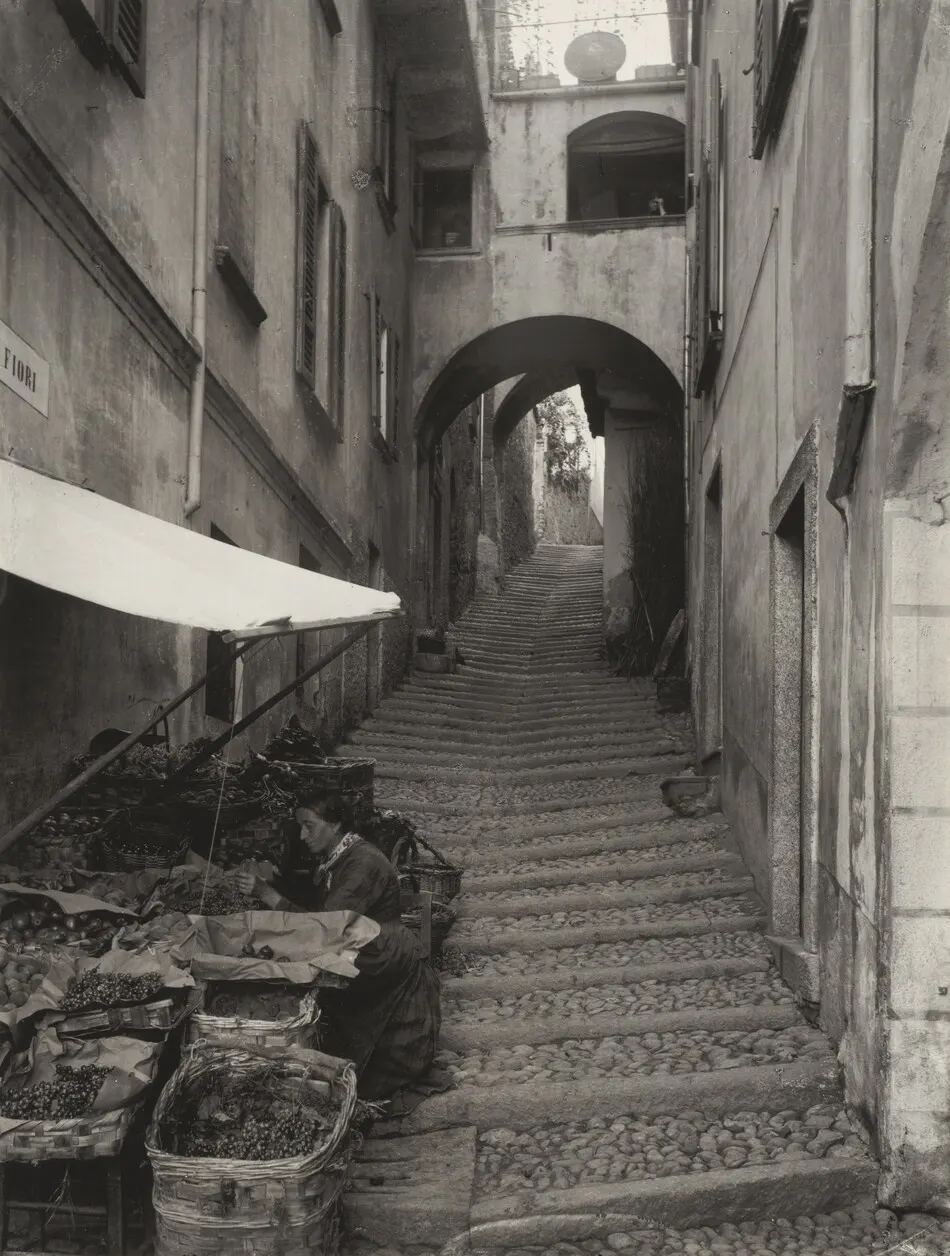 Via Fiori, Bellagio by Alfred Stieglitz