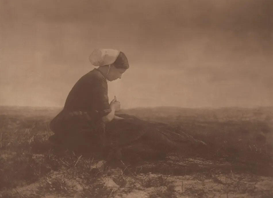 The Net Mender by Alfred Stieglitz
