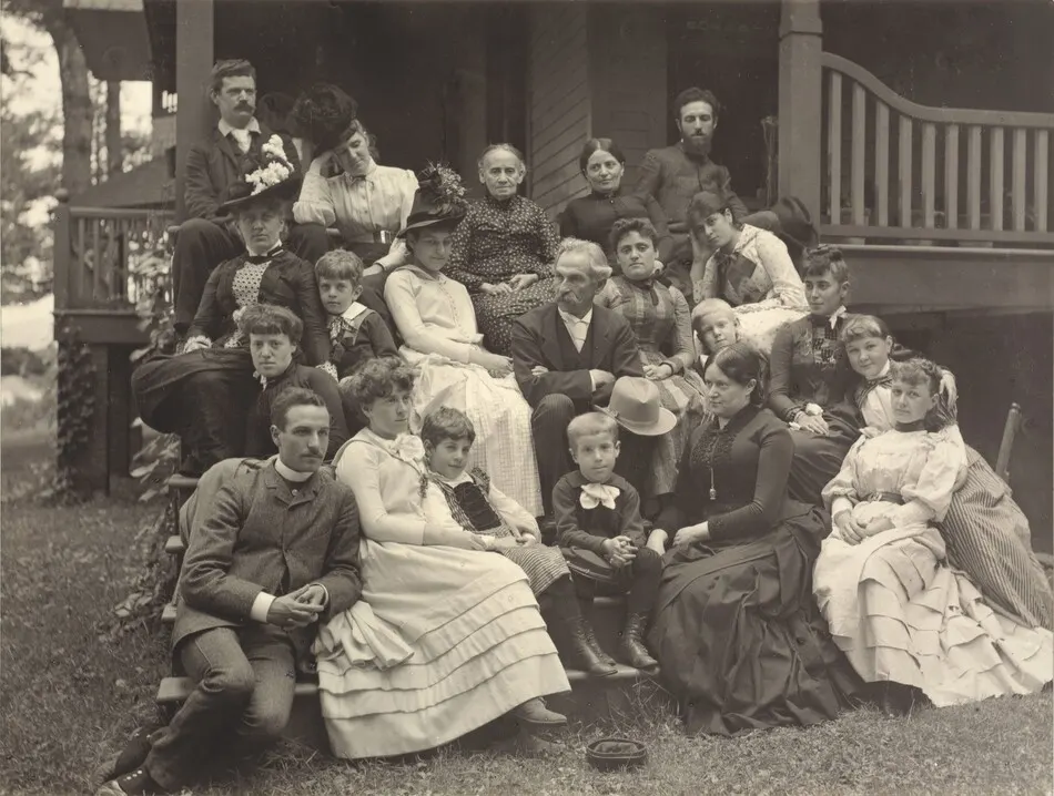 Stieglitz Family at Oaklawn, Lake George by Alfred Stieglitz