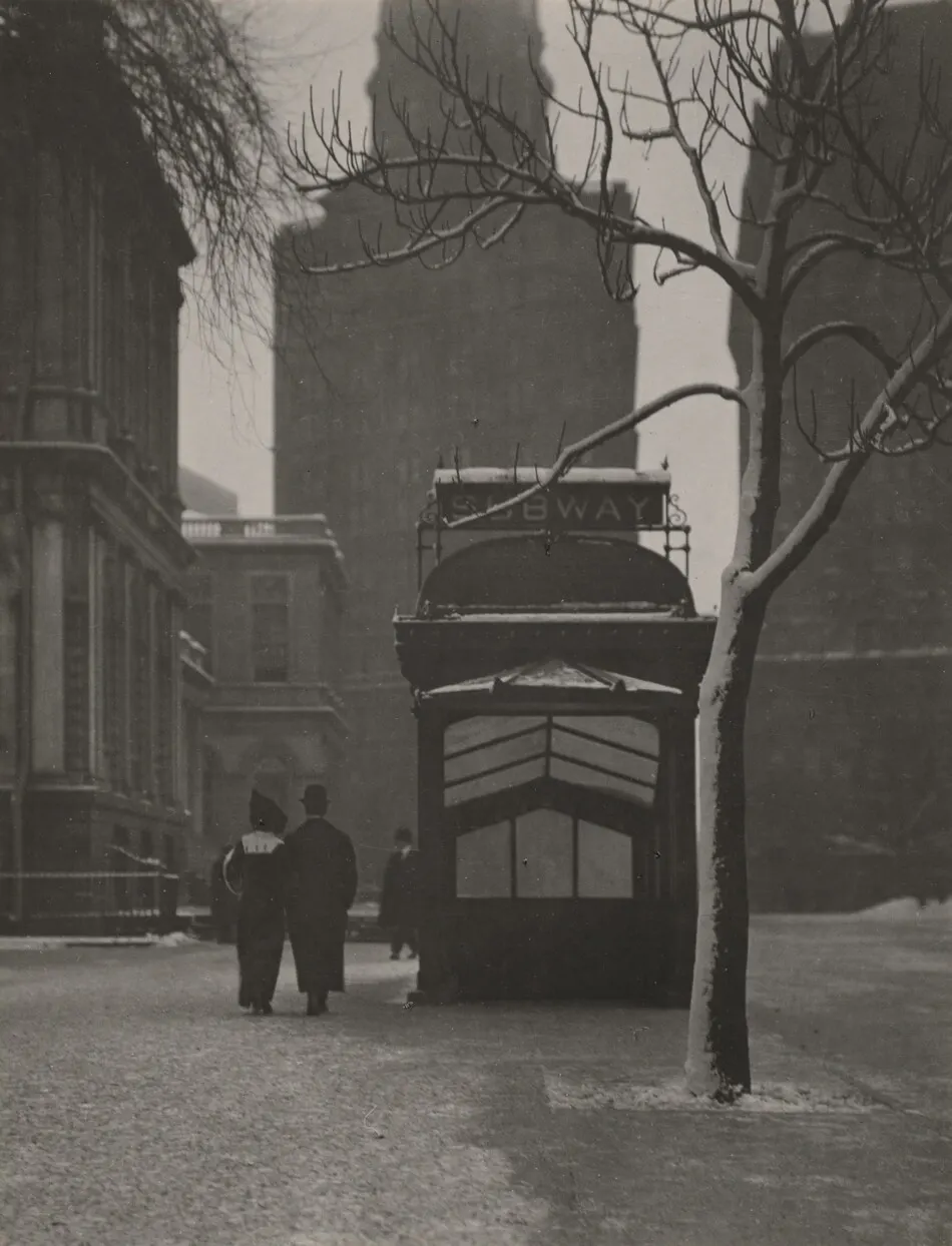At City Hall, New York by Alfred Stieglitz