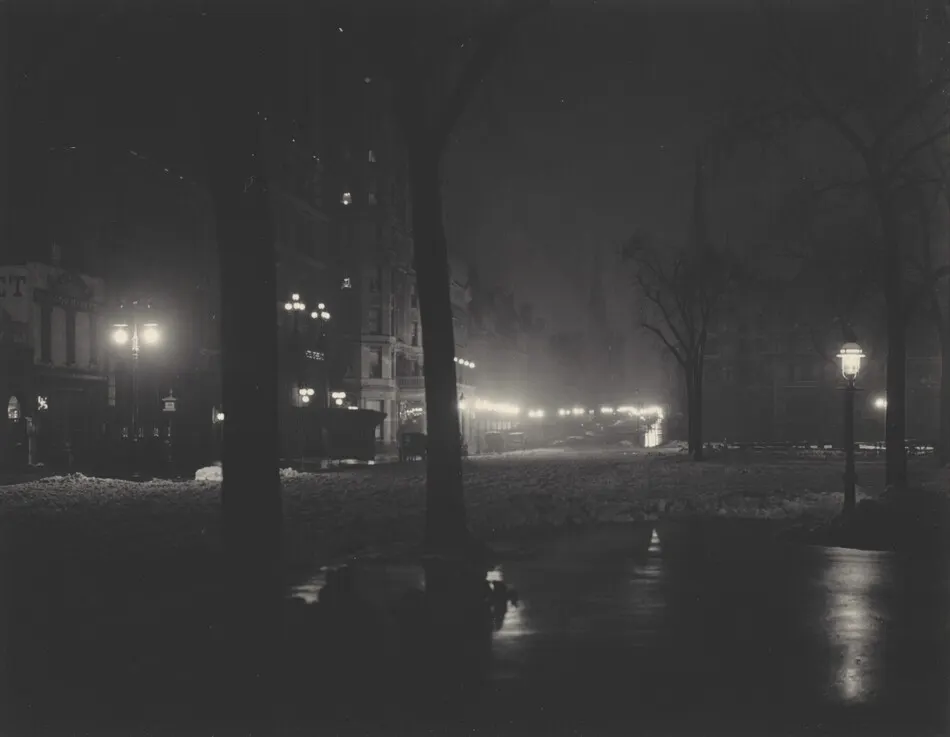 Night—Fifth Avenue by Alfred Stieglitz