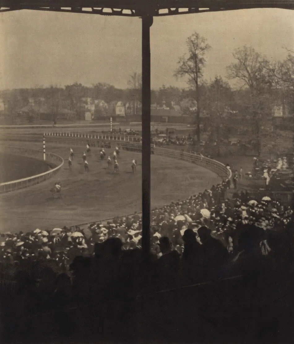 Going to the Post, Morris Park by Alfred Stieglitz