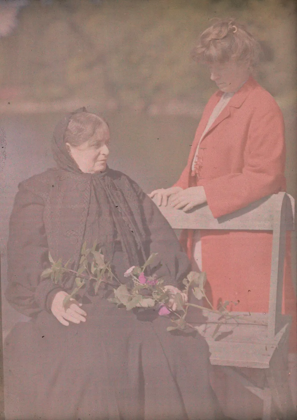 Hedwig Stieglitz and Agnes Engelhard by Alfred Stieglitz