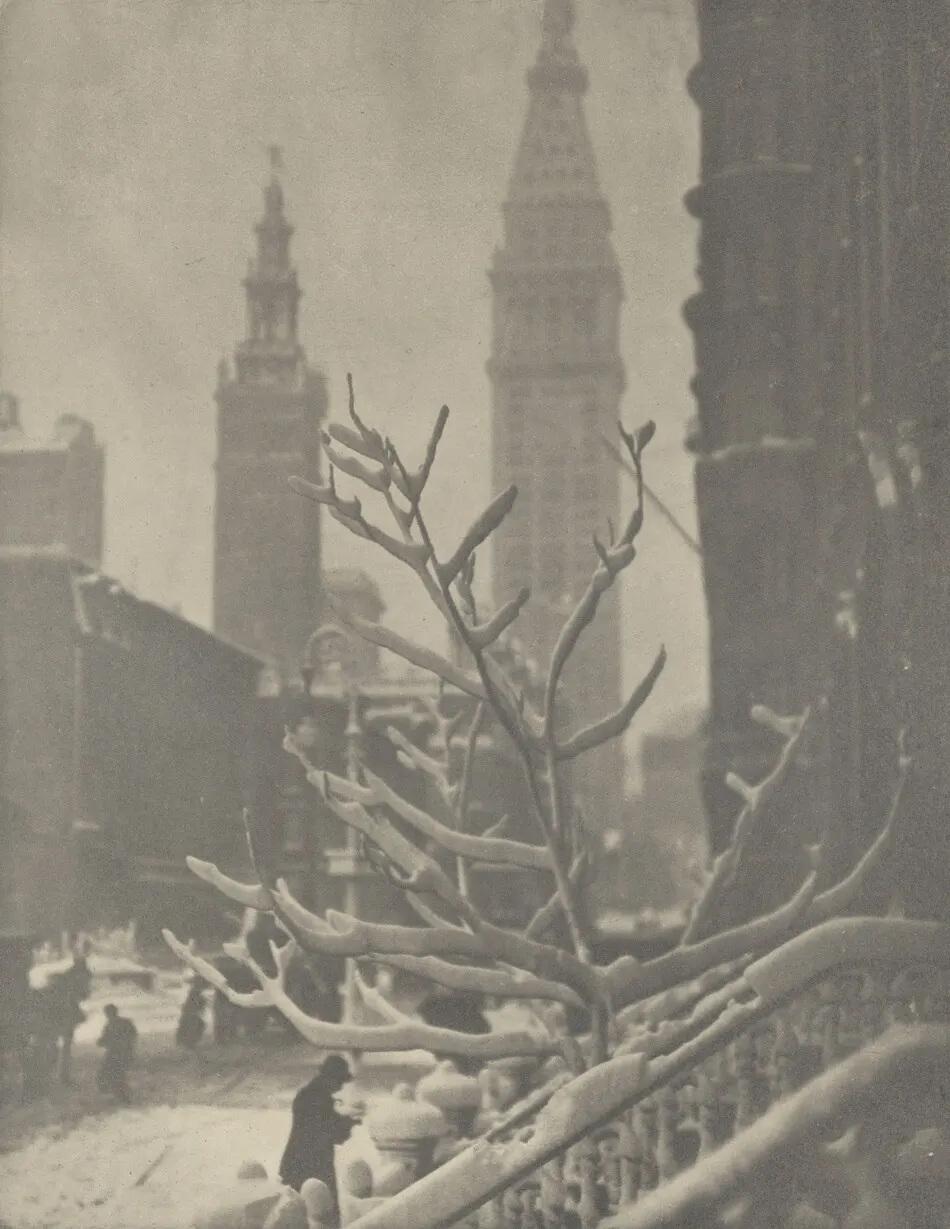 Two Towers—New York by Alfred Stieglitz