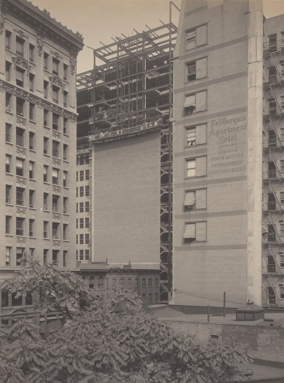 From the Back-Window—291—Wall Closing In by Alfred Stieglitz