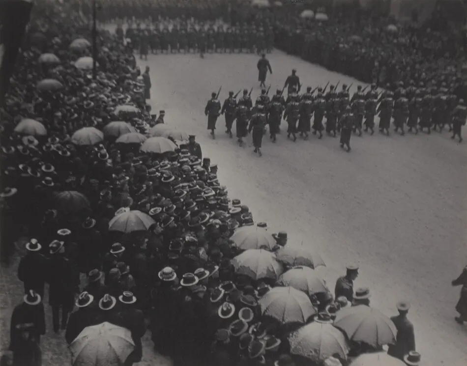 Military Parade, New York by Alfred Stieglitz