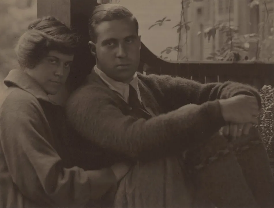 Kitty Stieglitz and Edward Stieglitz by Alfred Stieglitz