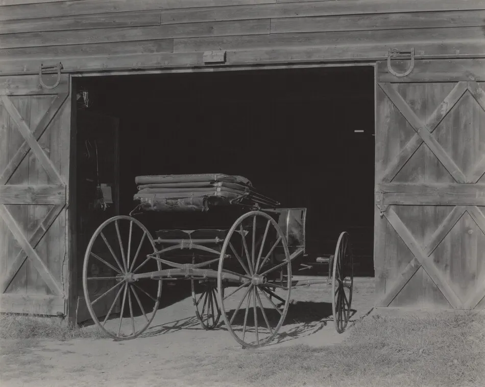 Barn and Carriage by Alfred Stieglitz