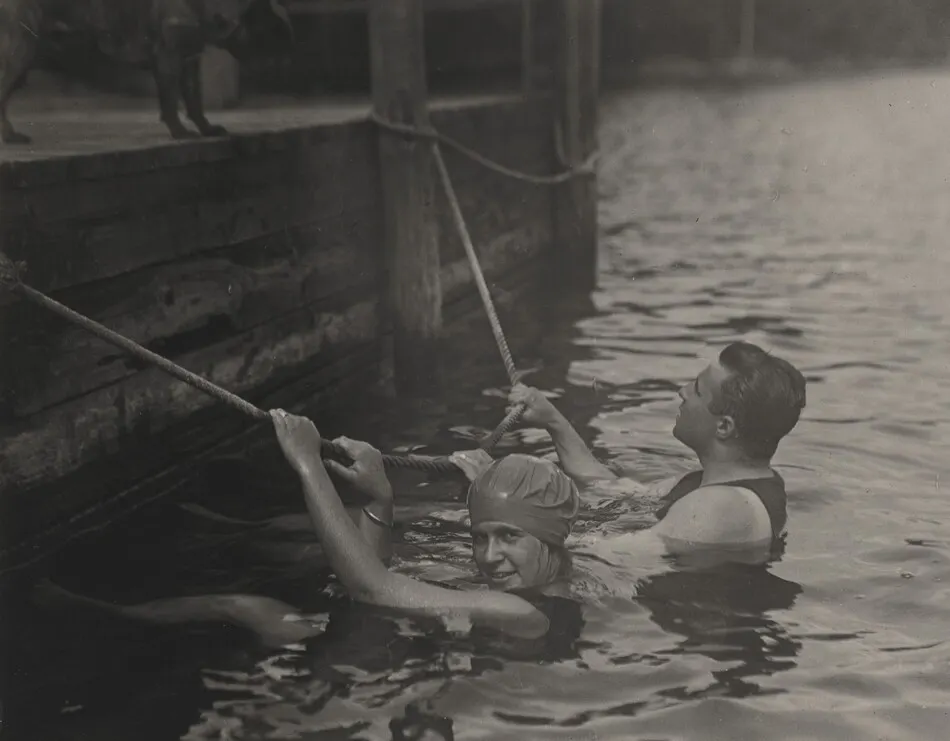 Kitty Stieglitz and Edward Stieglitz by Alfred Stieglitz