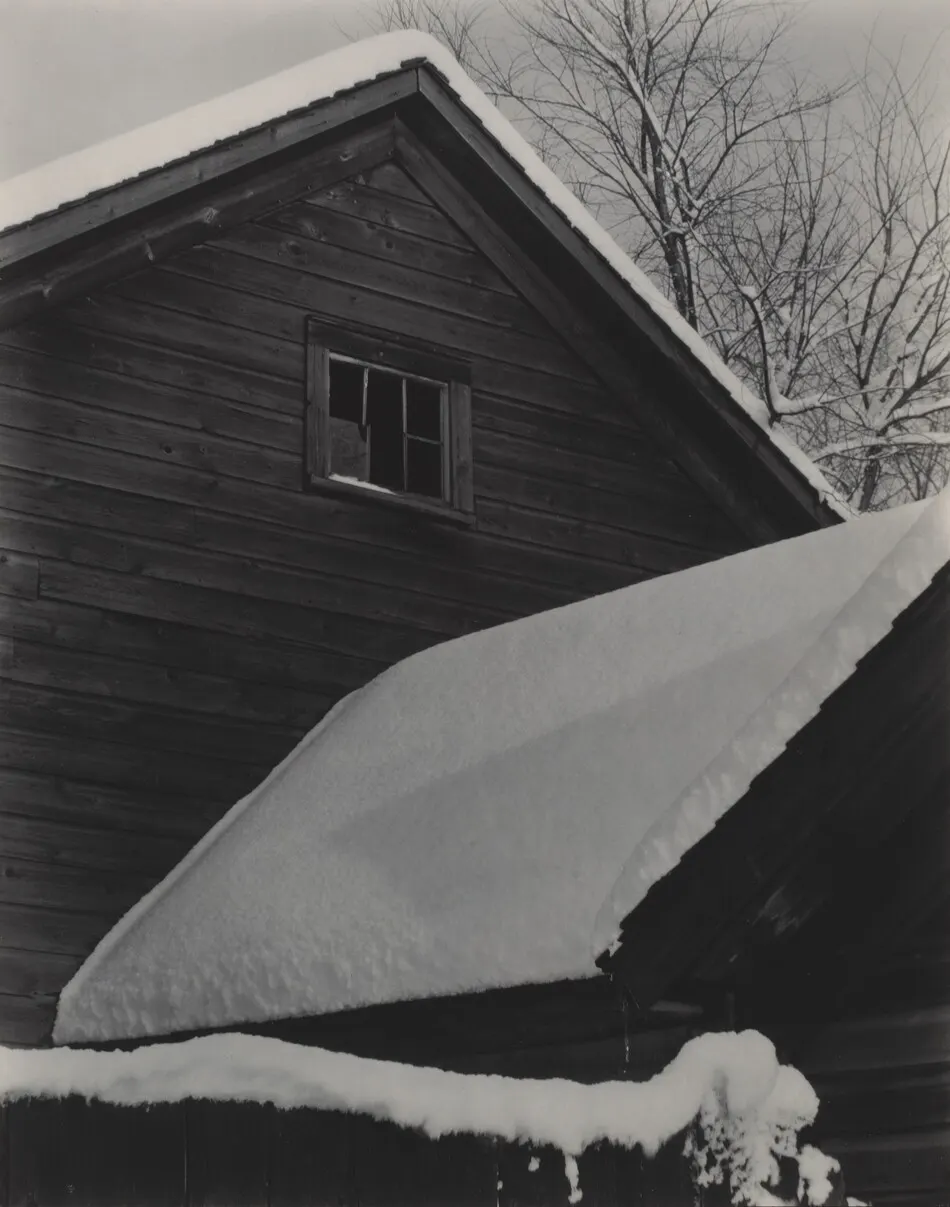 Barn & Snow by Alfred Stieglitz