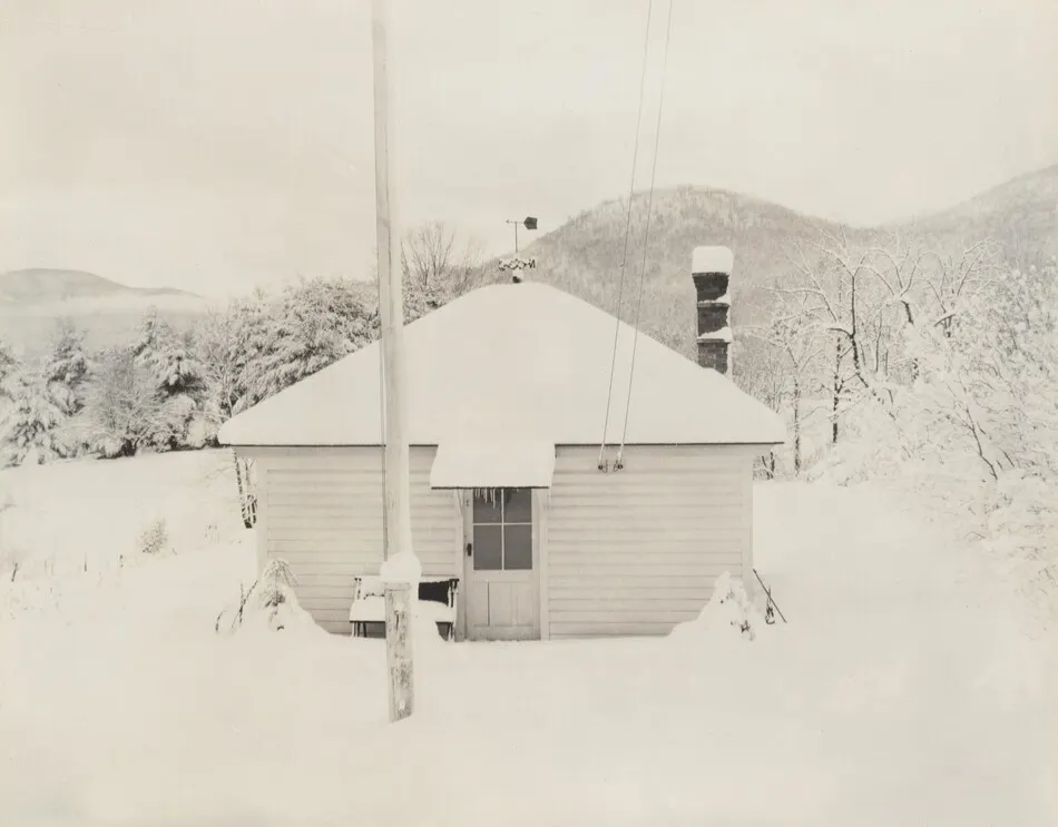 First Snow and the Little House by Alfred Stieglitz