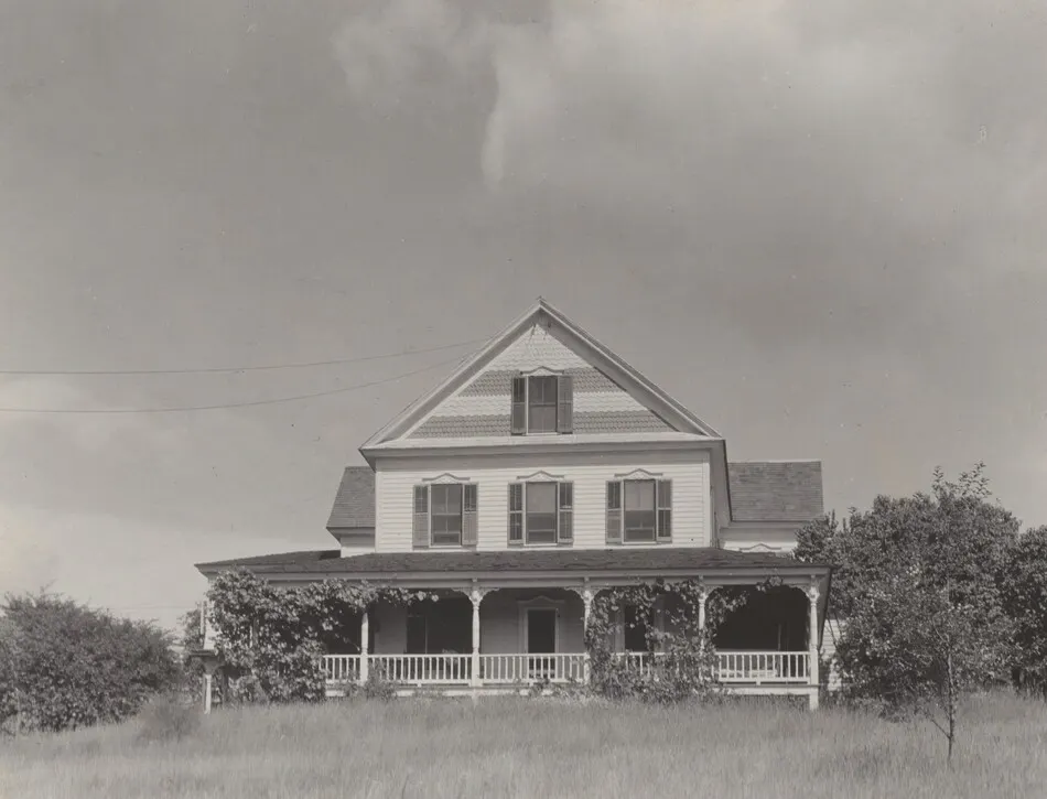 House on the Hill, Lake George by Alfred Stieglitz