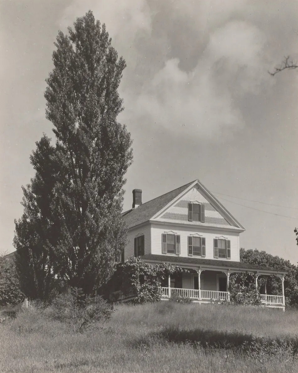 House on the Hill, Lake George by Alfred Stieglitz