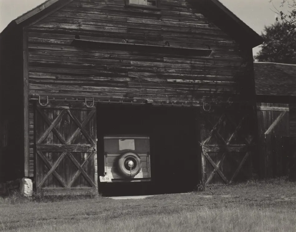 Barn and Car, Lake George by Alfred Stieglitz
