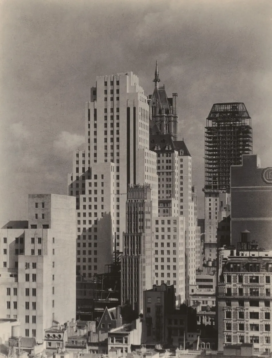 From My Window at An American Place, North by Alfred Stieglitz