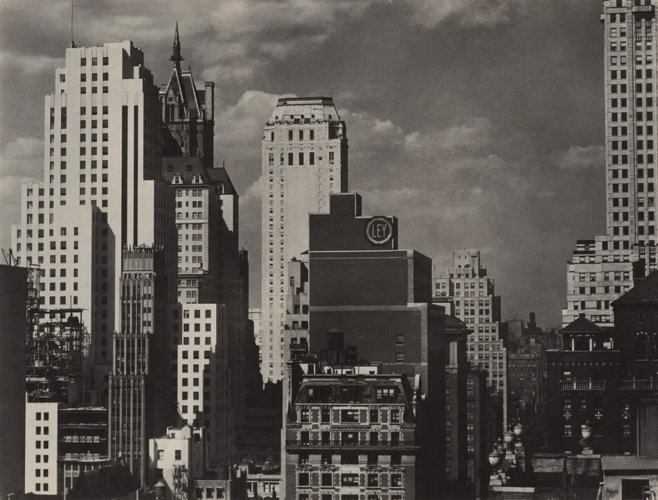 From My Window at An American Place, North by Alfred Stieglitz