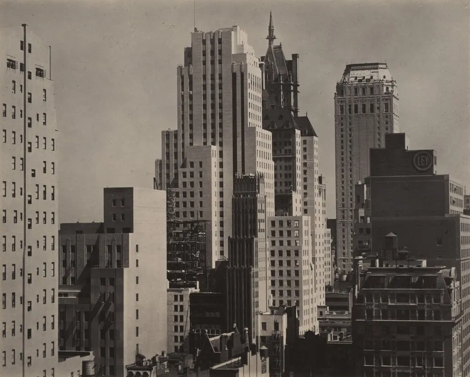 From My Window at An American Place, North by Alfred Stieglitz