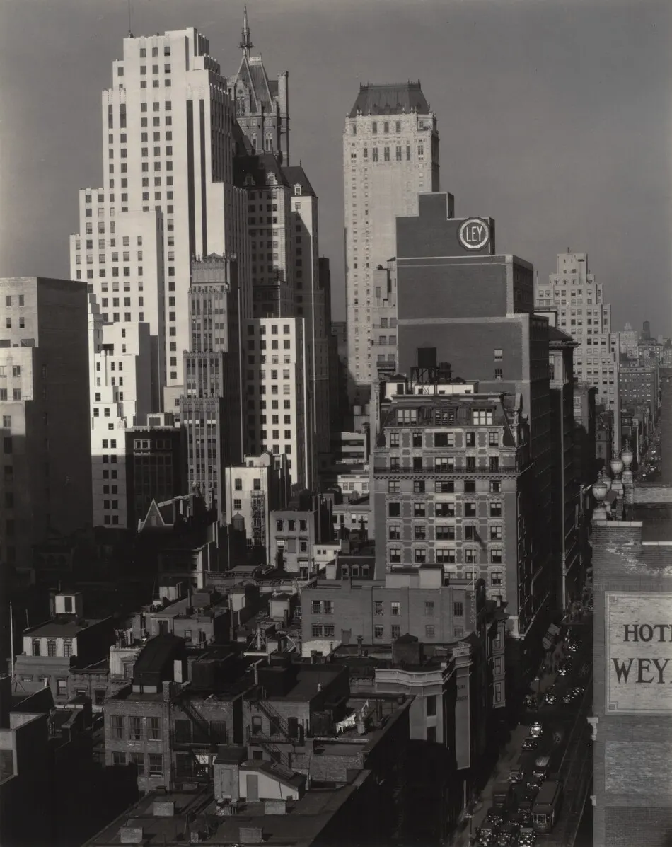 From My Window at An American Place, North by Alfred Stieglitz