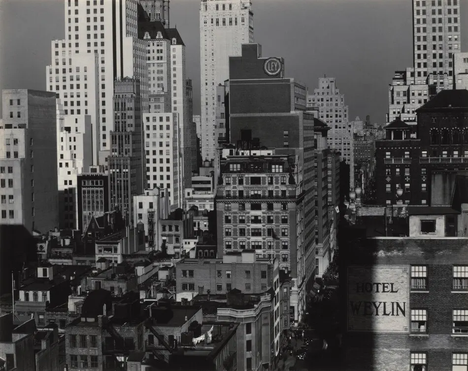 From My Window at An American Place, North by Alfred Stieglitz