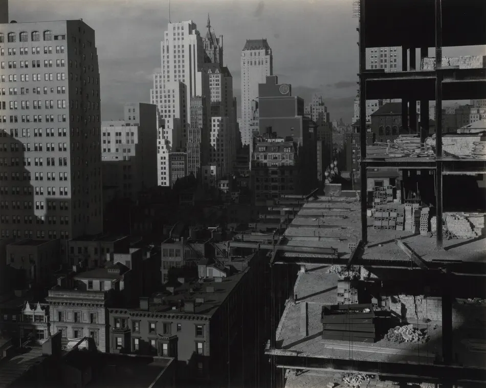 From My Window at An American Place, North by Alfred Stieglitz