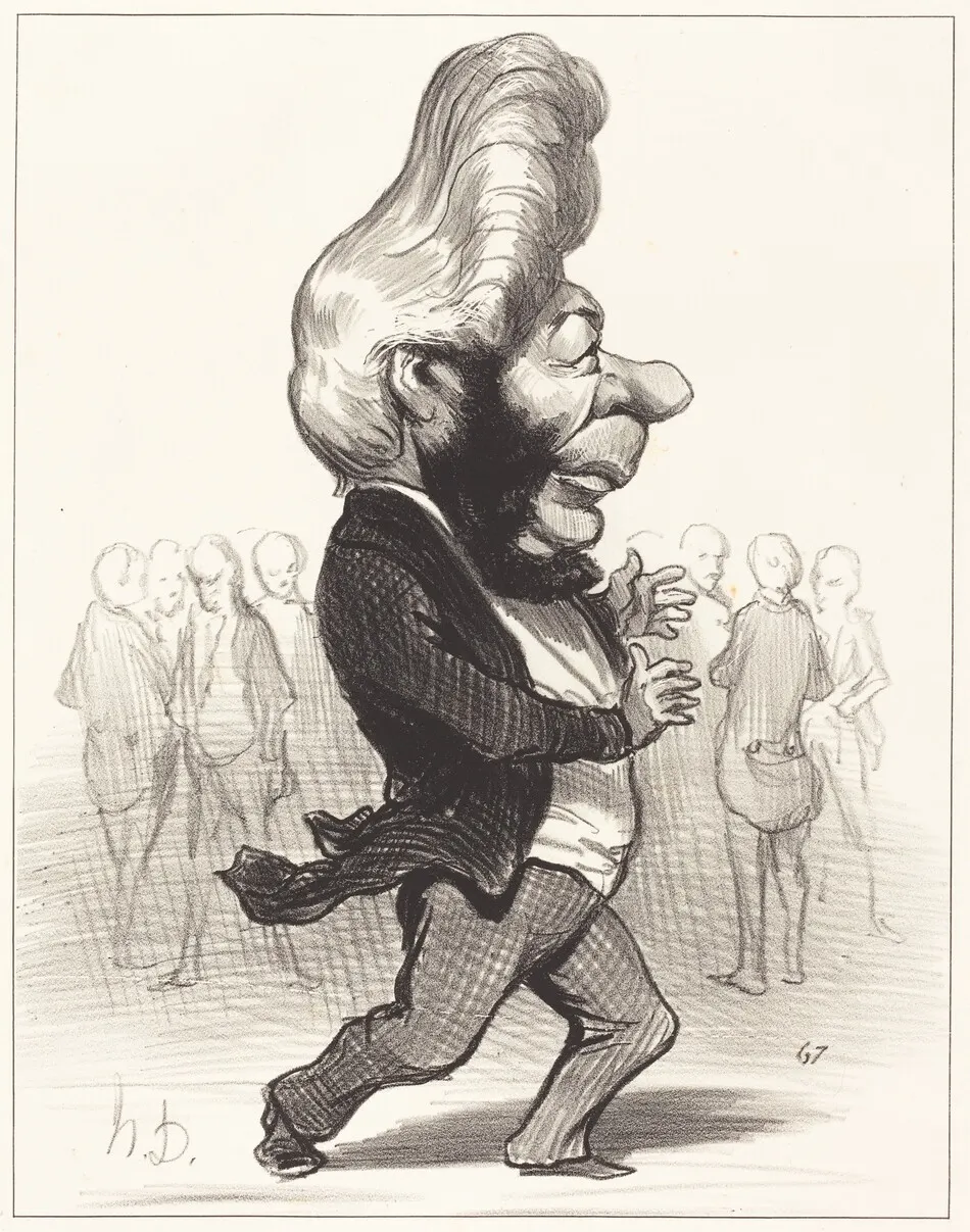 Ferdinand Favre by Honoré Daumier