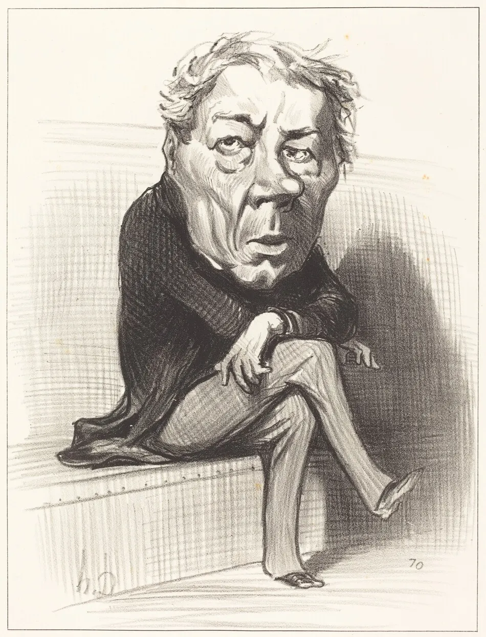 J. Marie Joseph Deville by Honoré Daumier