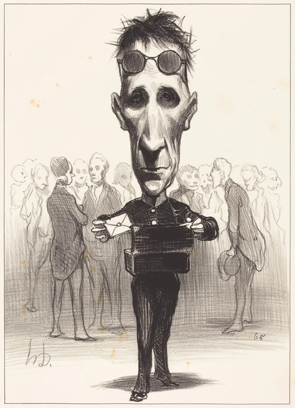 Félix Saint-Priest by Honoré Daumier