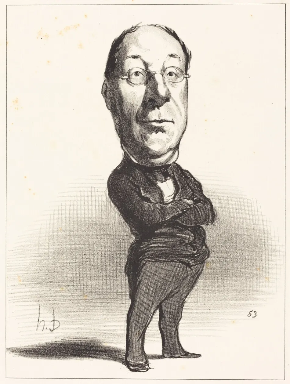 J.-B. Gustave de Laboulie by Honoré Daumier