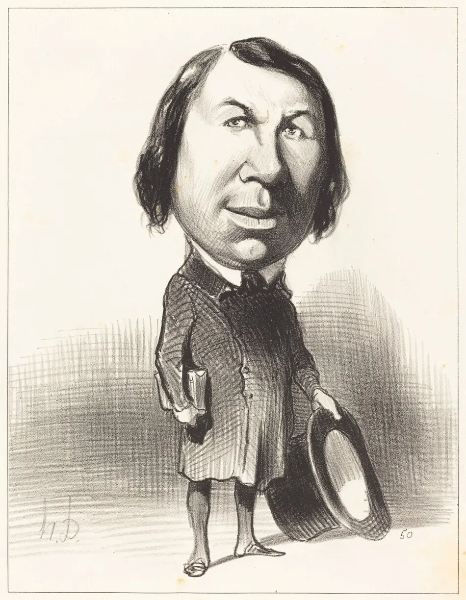 Comte de Montalembert by Honoré Daumier