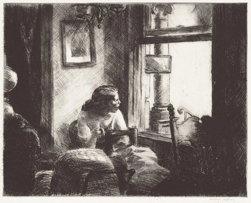 East Side Interior by Edward Hopper