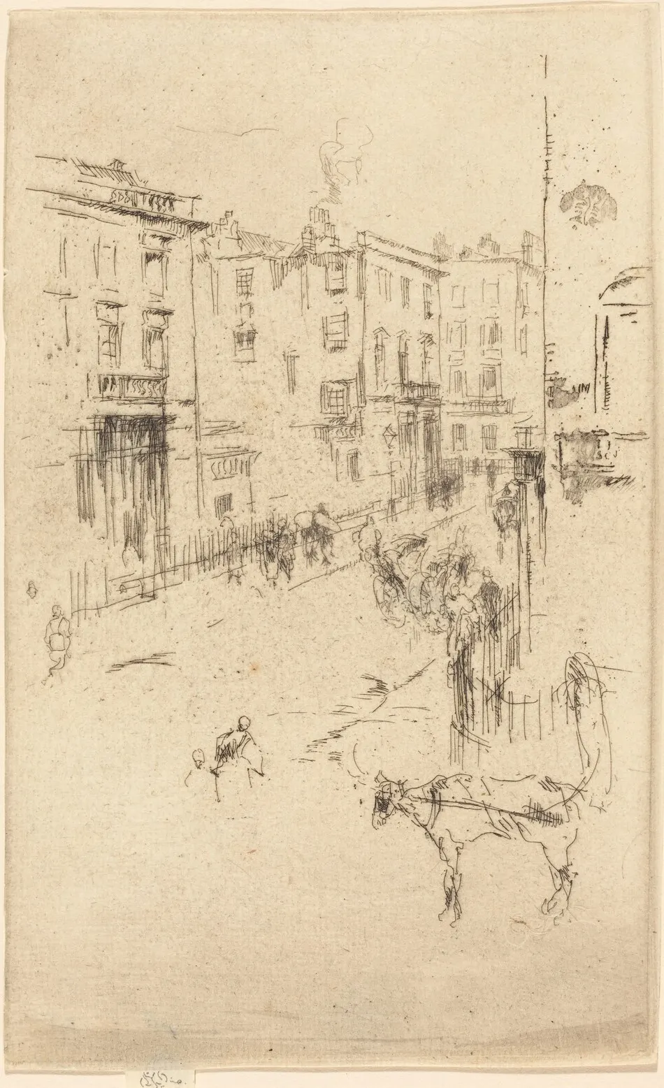 Alderney Street by James McNeill Whistler