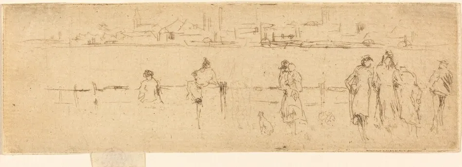 A Sketch of the Embankment by James McNeill Whistler