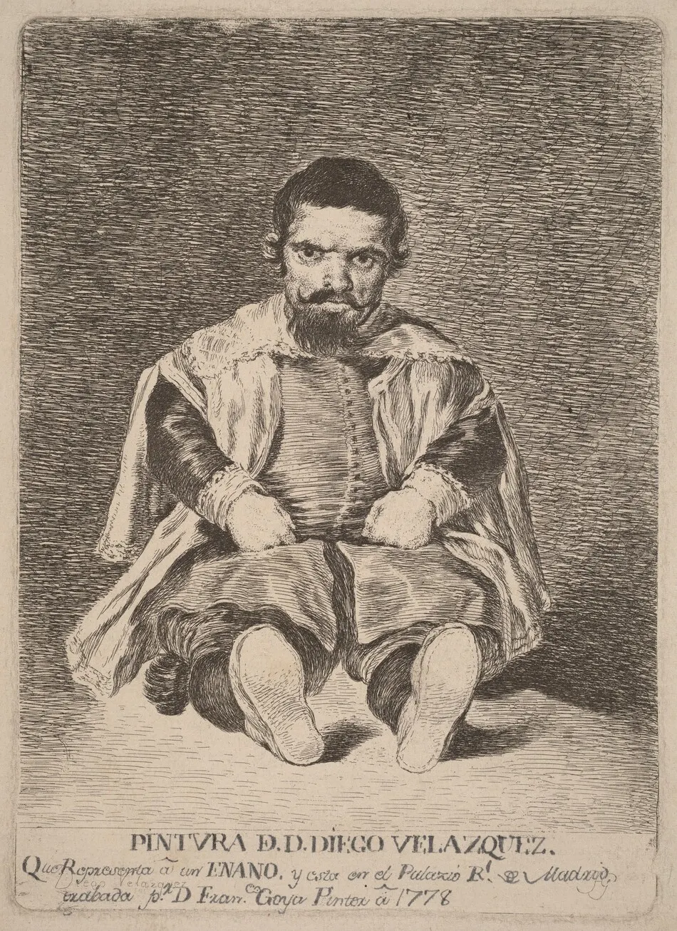 Un enano (A Dwarf) by Francisco Goya