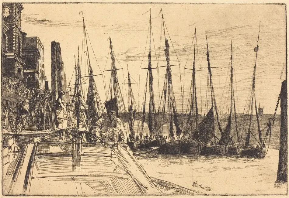 Billingsgate by James McNeill Whistler