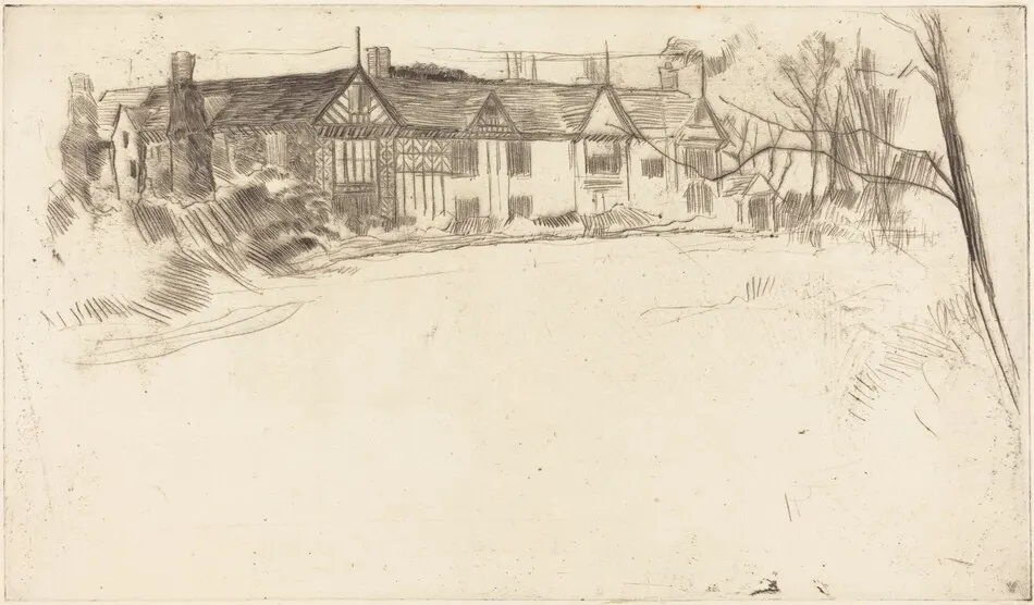 Speke Hall, No.2 by James McNeill Whistler