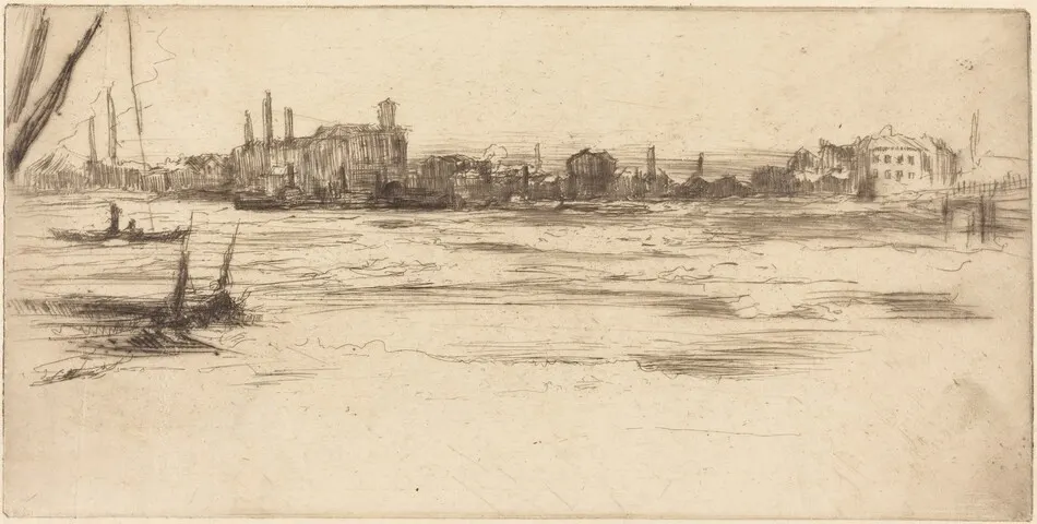 The Troubled Thames by James McNeill Whistler